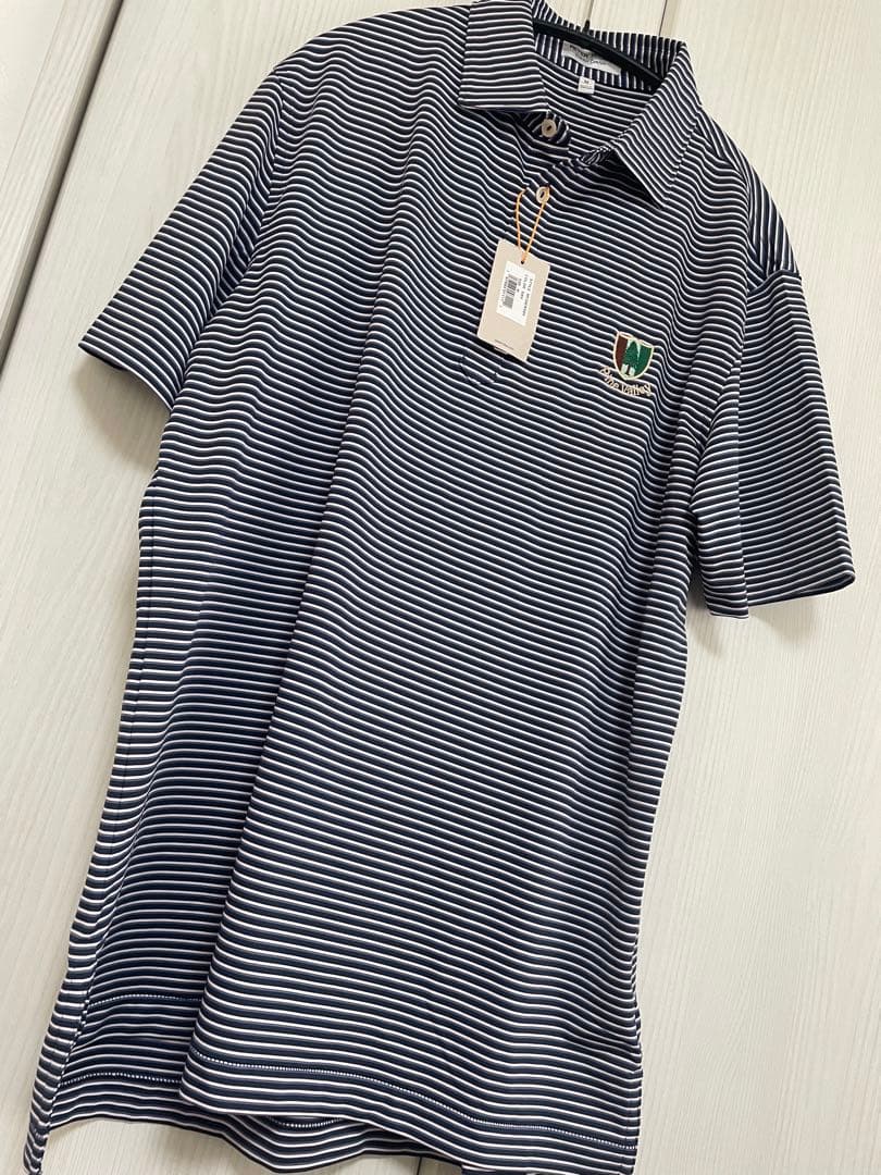 【新品タグ付】PETER MILLAR M 紺 ゴルフ UPF50