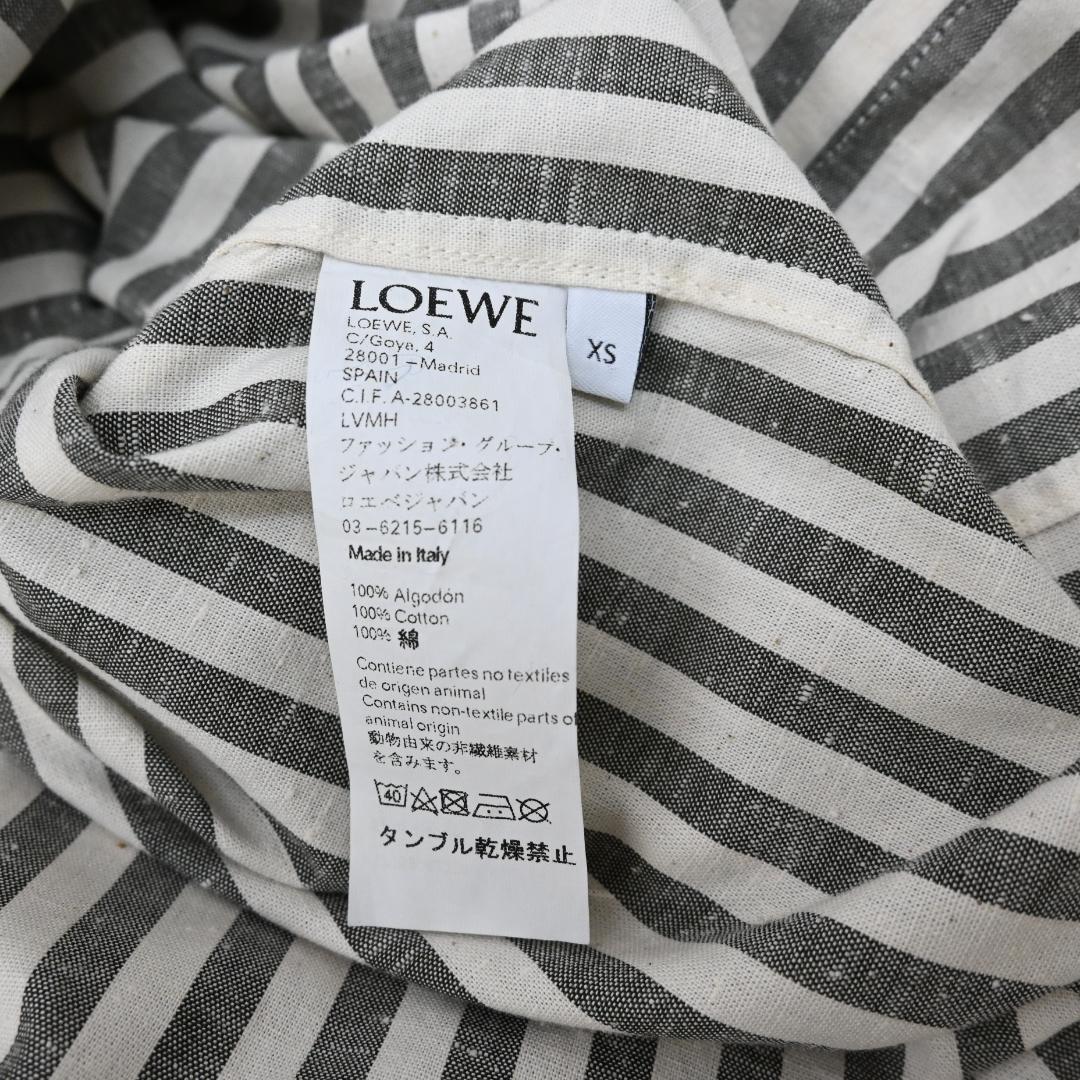 ■ 48877★年 LOEWE ロエベ ワンピース ストライプ グレー XS”