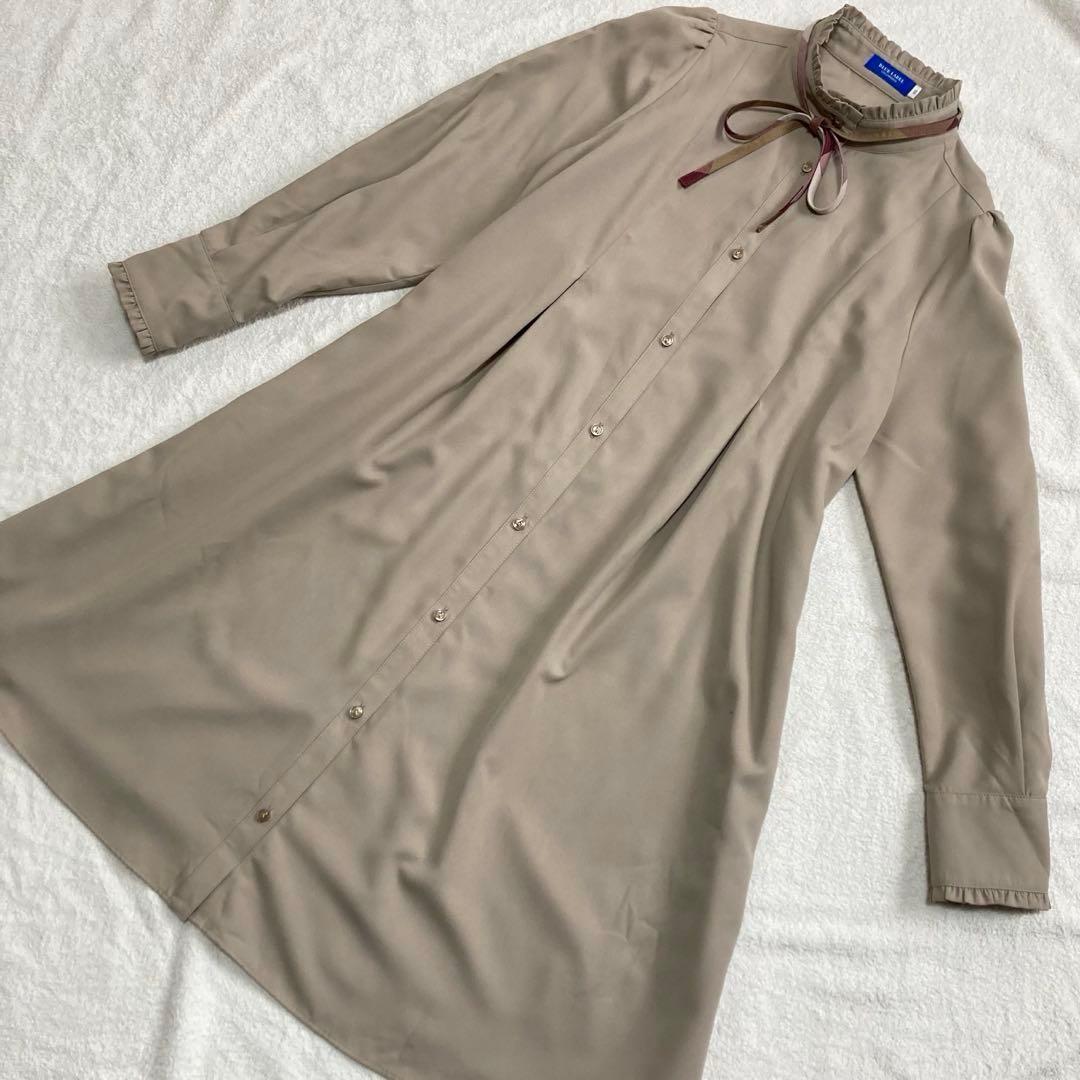 BLUE LABEL CRESTBRIDGE ひざ丈　シャツワンピース M