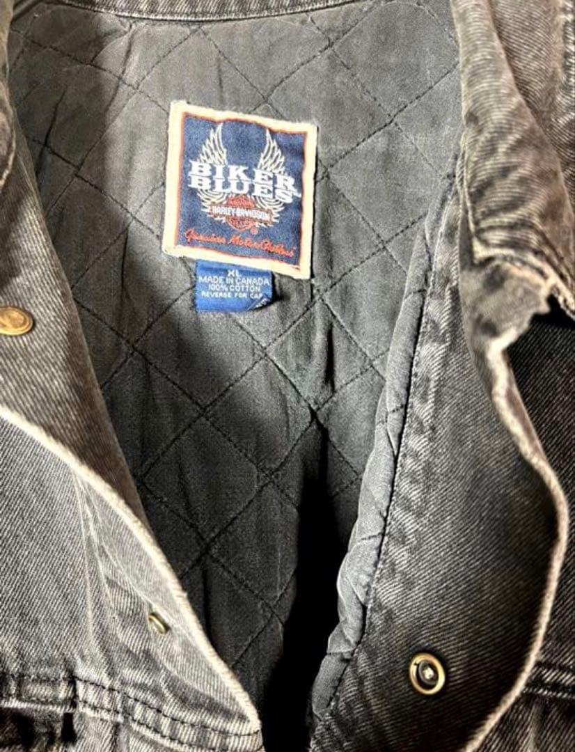 専用！HARLEY-DAVIDSON ヴィンテージ デニムジャケット 黒