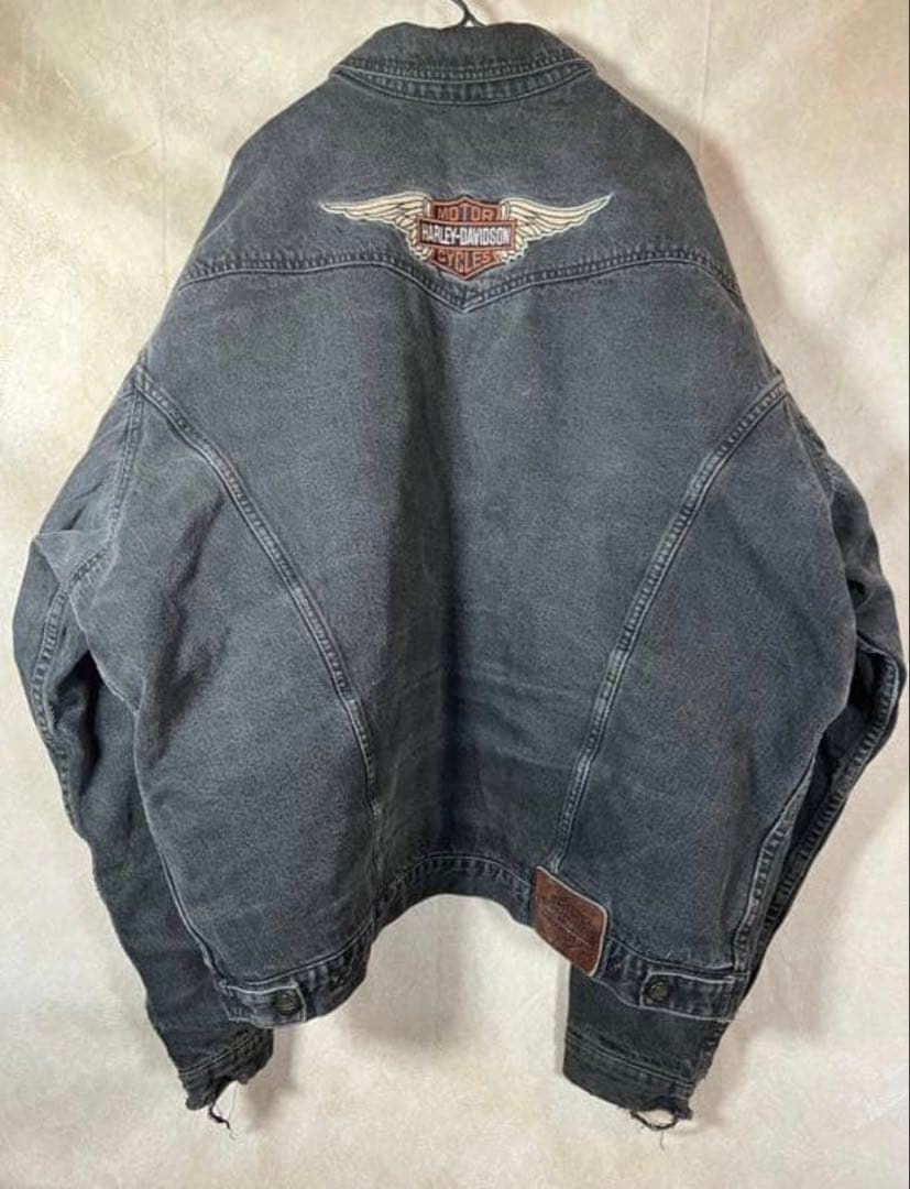 専用！HARLEY-DAVIDSON ヴィンテージ デニムジャケット 黒