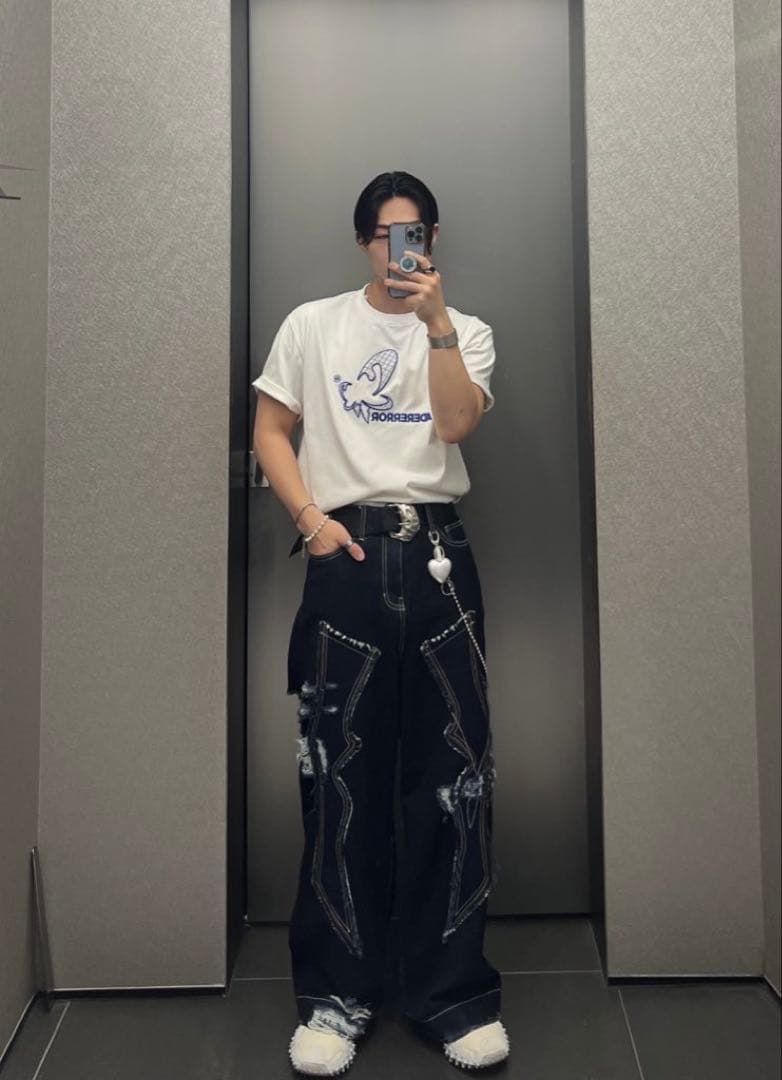 ADERERROR 24SS Elve jeans ワイドストレートデニム