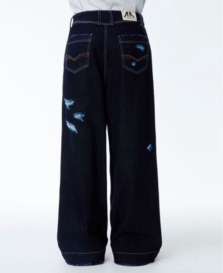 ADERERROR 24SS Elve jeans ワイドストレートデニム