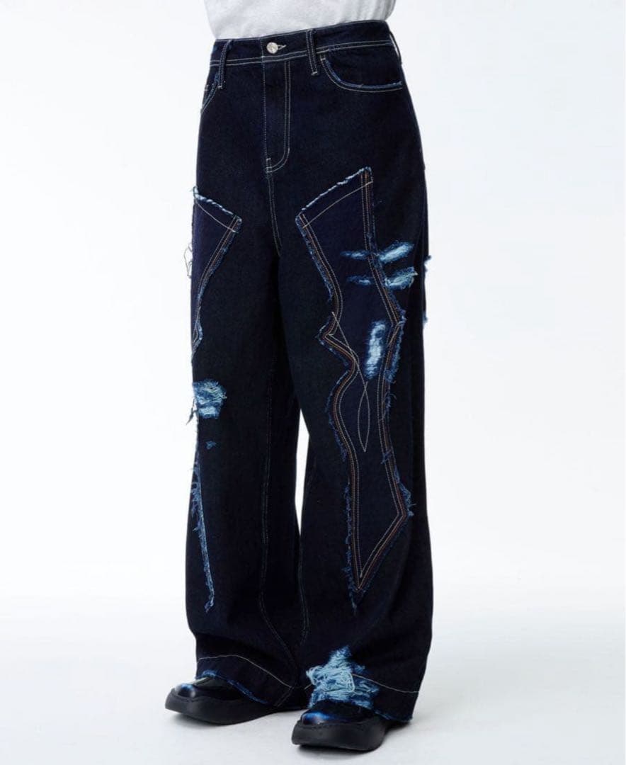 ADERERROR 24SS Elve jeans ワイドストレートデニム