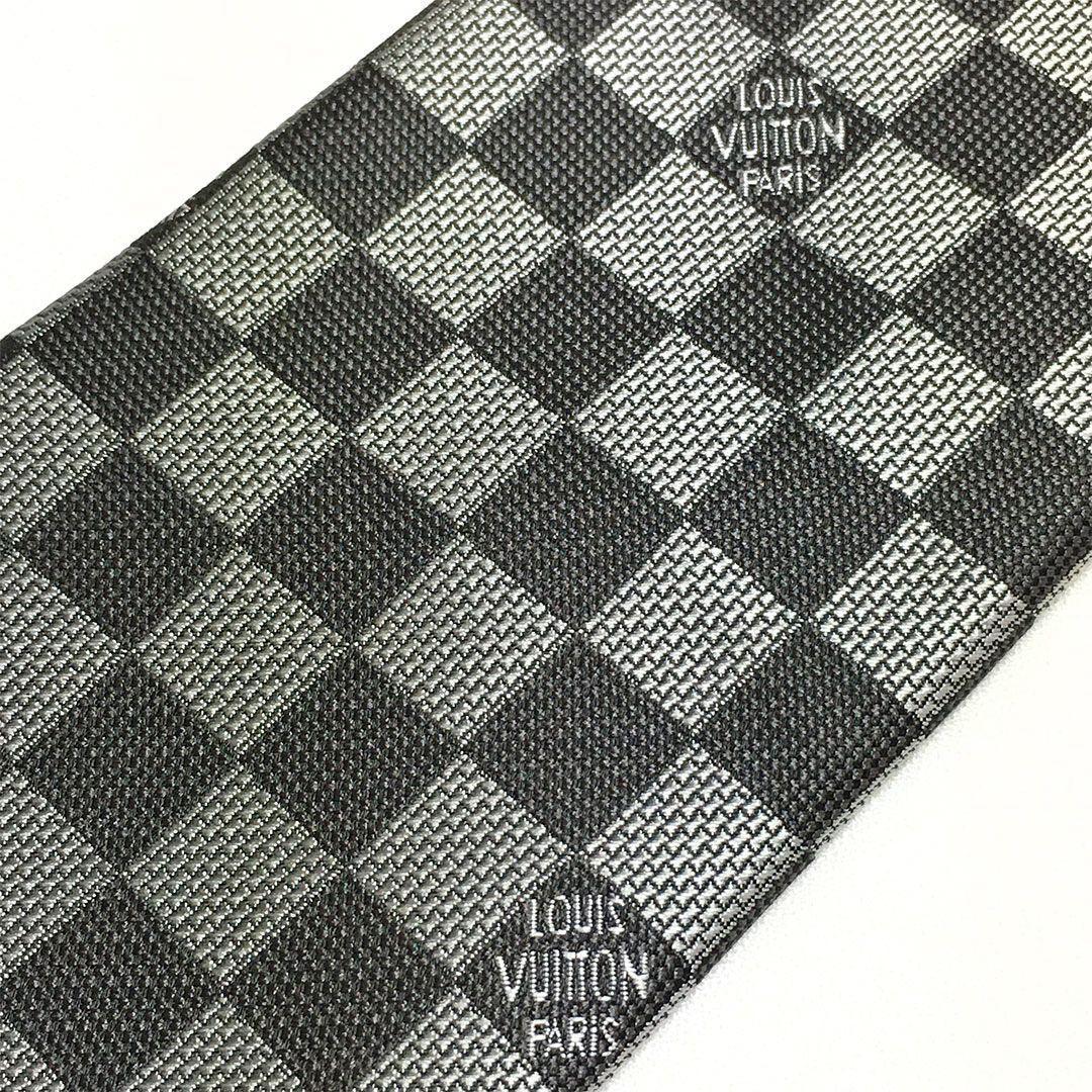未使用級 ルイヴィトン Louis Vuitton ネクタイ ダミエ