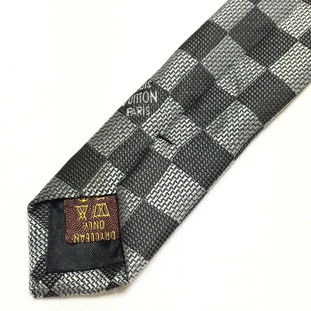 未使用級 ルイヴィトン Louis Vuitton ネクタイ ダミエ
