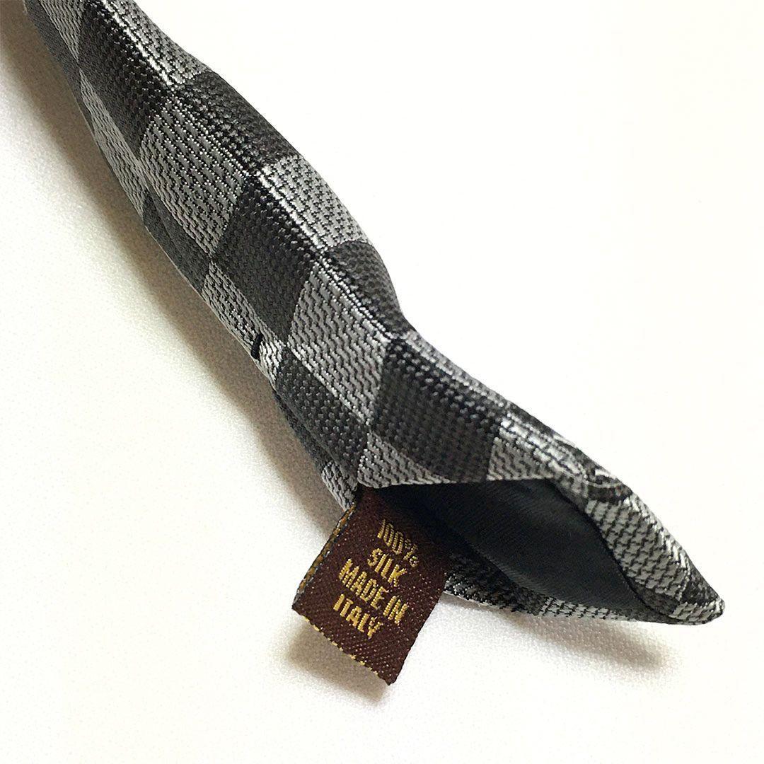 未使用級 ルイヴィトン Louis Vuitton ネクタイ ダミエ