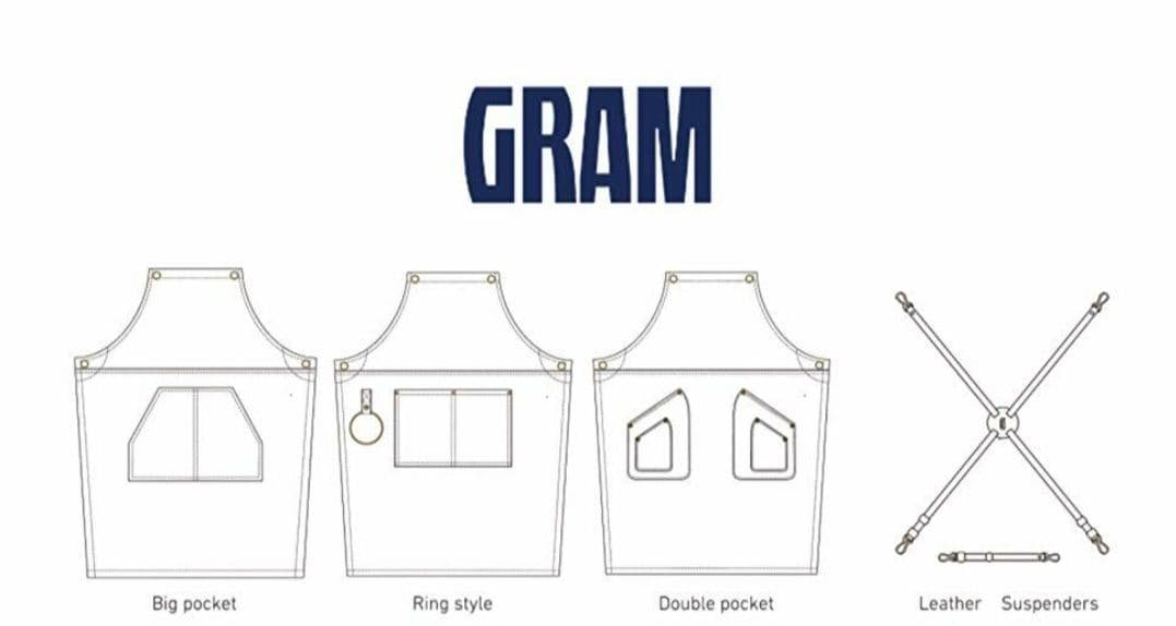 ※すがチャン専用※GRAM ワークエプロン Fサイズ