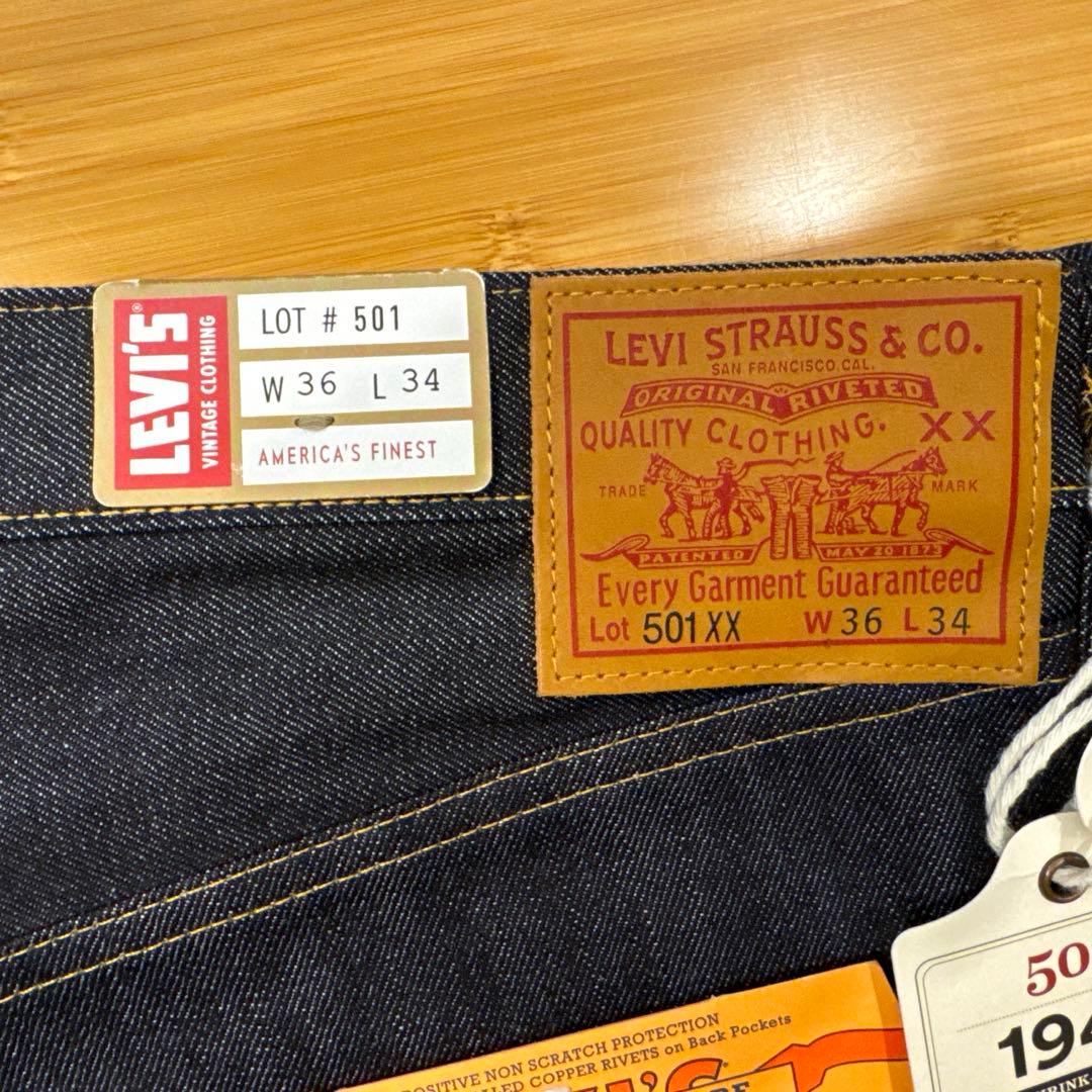 【新品】TバックLevi's1936TYPE I 46 506XXEセットアップ
