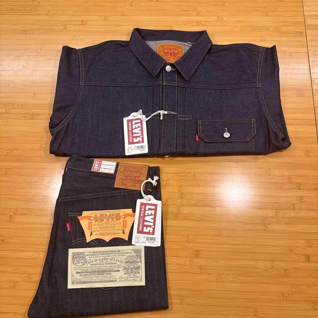 【新品】TバックLevi's1936TYPE I 46 506XXEセットアップ
