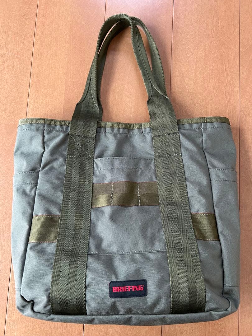 【美品】 BRIFING オリーブ トートバッグ