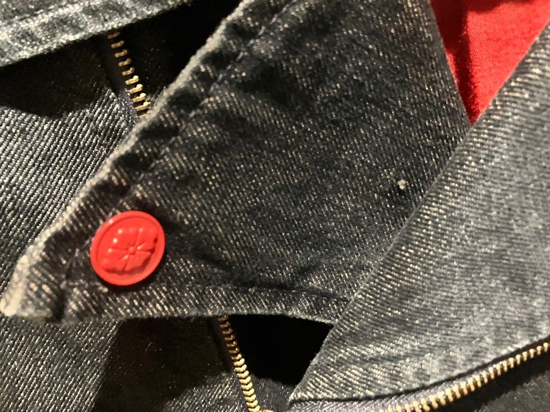 evisu デニム　ライダース　ジャケット　レア　希少　Lサイズ