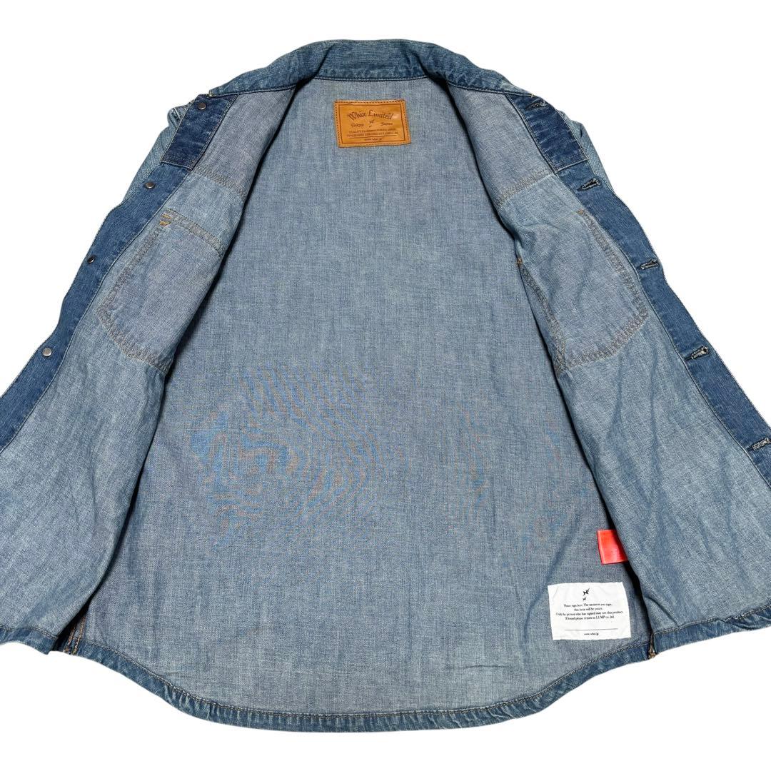 美品 Whiz Limited デニムジャケット Gジャン インディゴ M