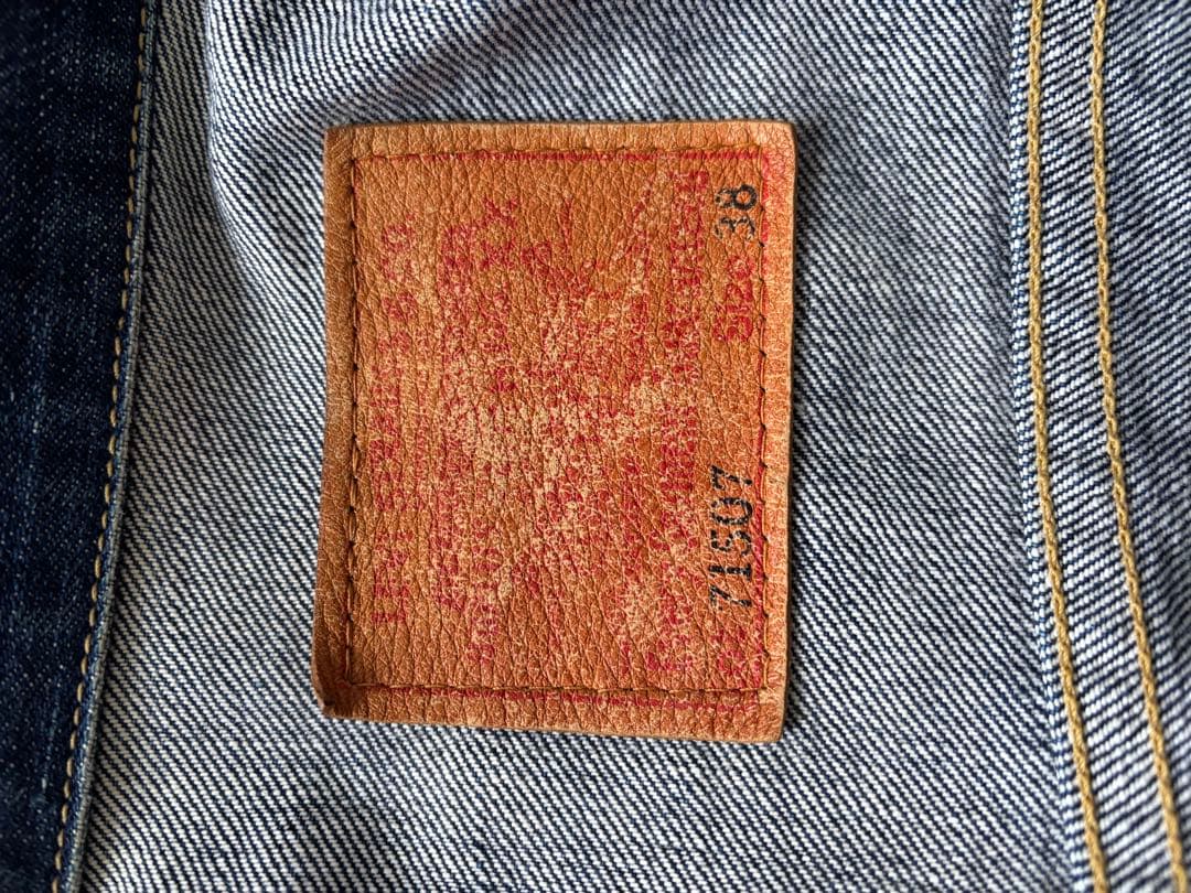 Levi’s 71507XX BIGE 507XX復刻 2nd 濃紺 38