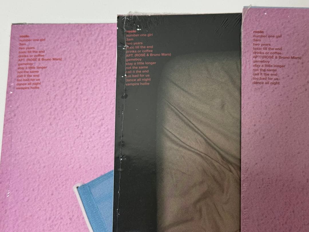 ROSIE VINYL ROSE (BLACKPINK) レコード　3点セット