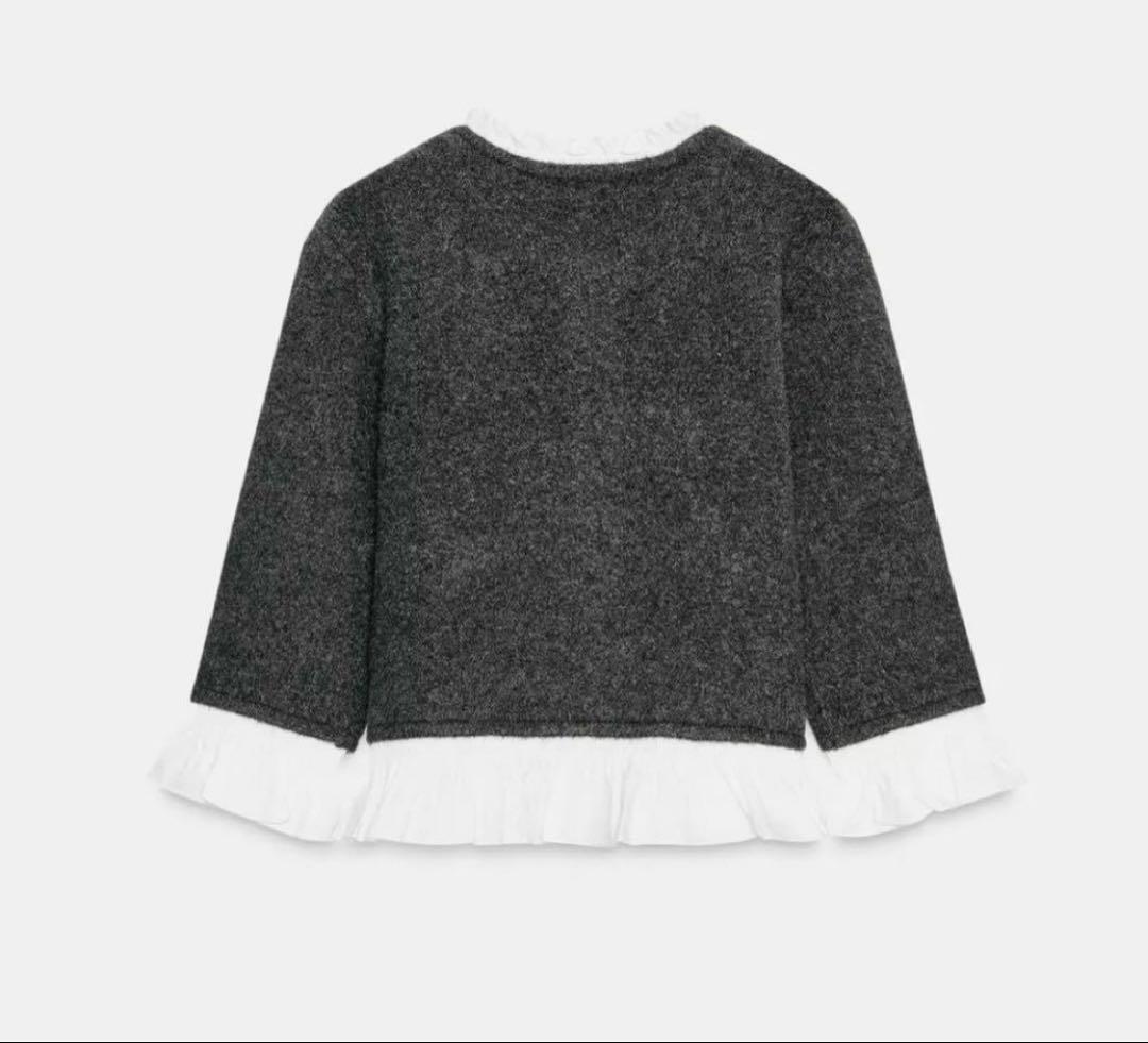 ZARA ポプリンコンビニットジャケット　Mサイズ