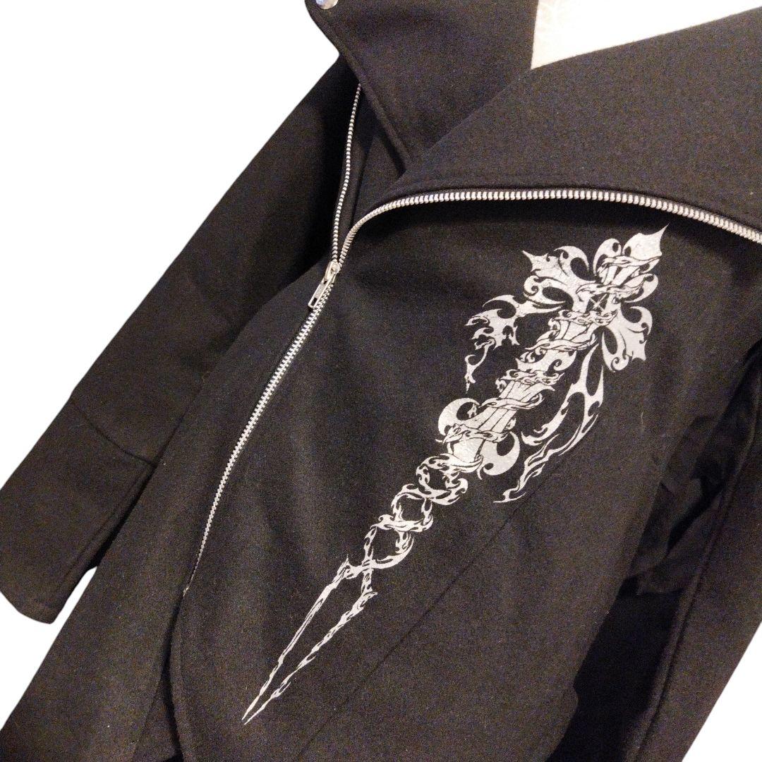 h.naoto sixh ライダース風燕尾ジャケット
