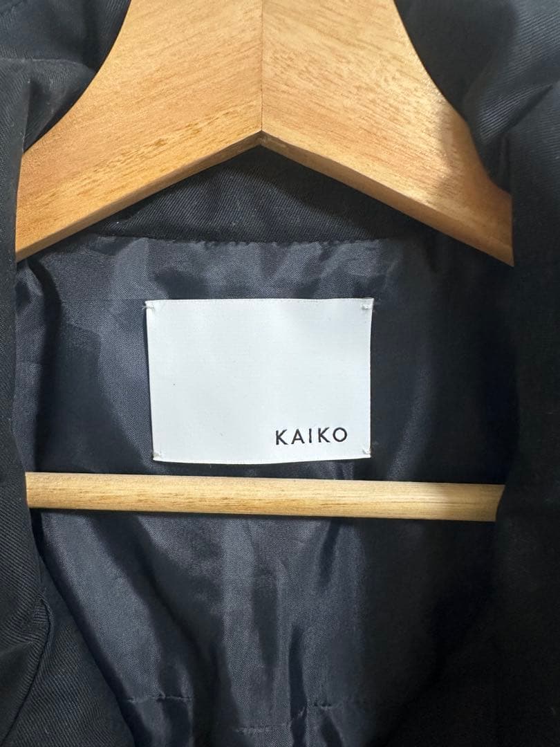 ジャケット・アウター KAIKO PAD VEST-FINX COTTEN GABARDINE