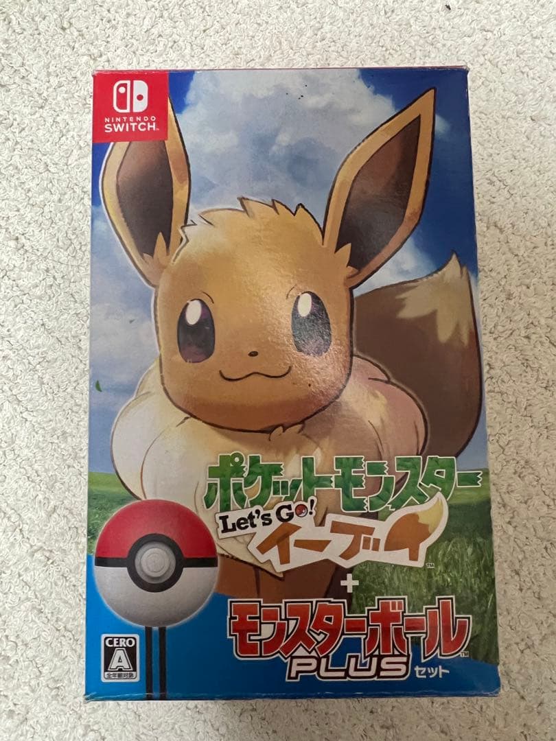美品 ポケットモンスター Let's Go! イーブイ モンスターボールplus