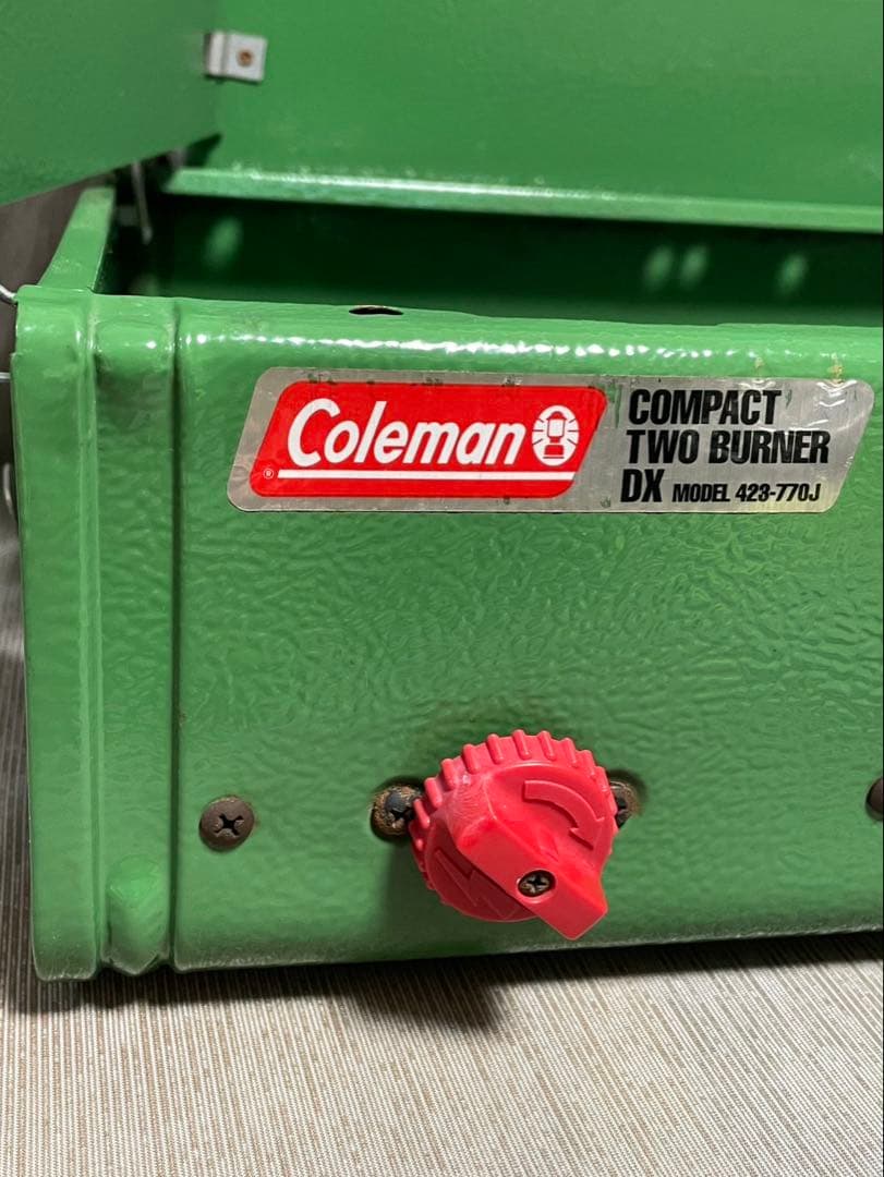 Colemanコールマン423-770J ツーバーナーコンロ　カエル色