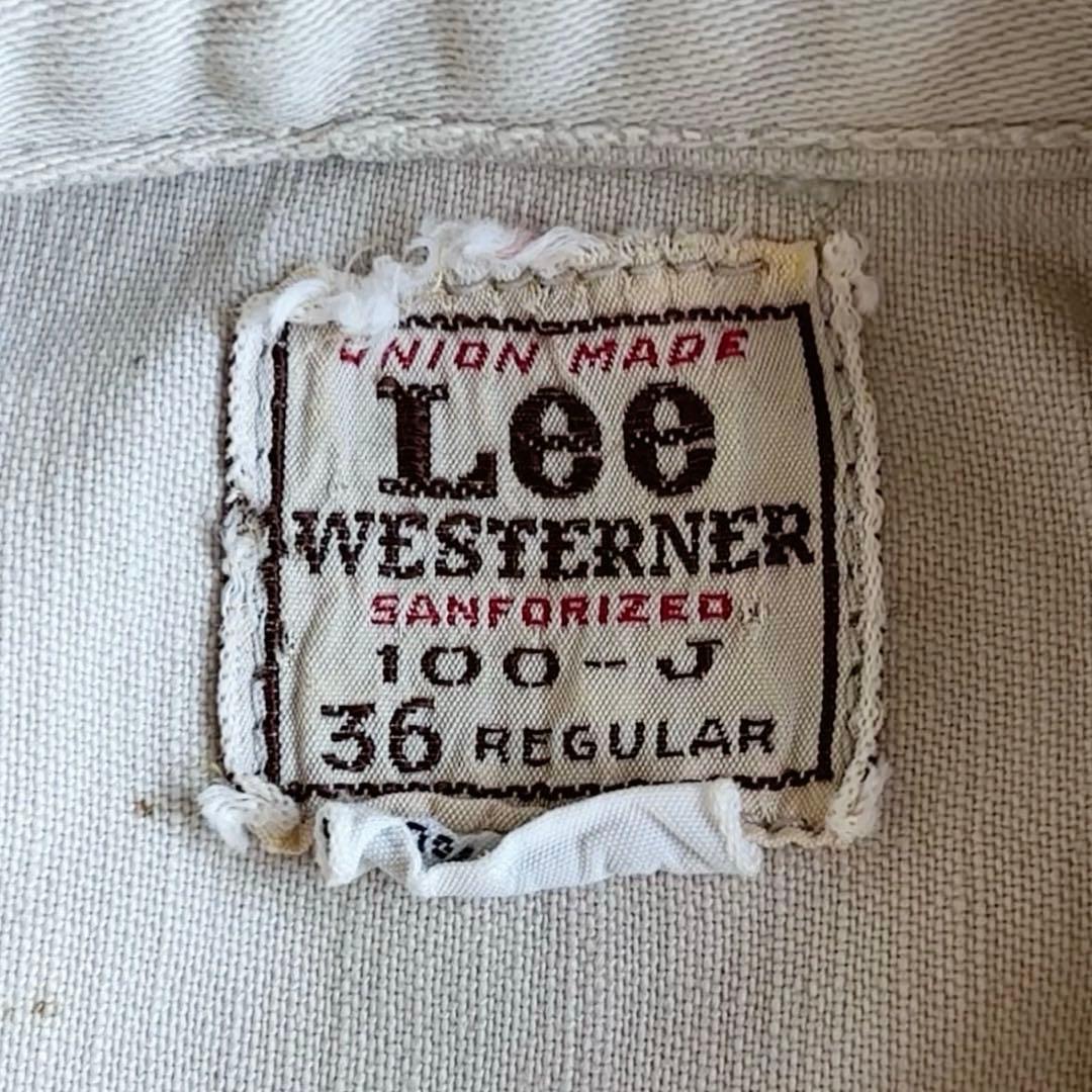 ◆マーレ◆ 60s Lee WESTERNER ウエスターナー