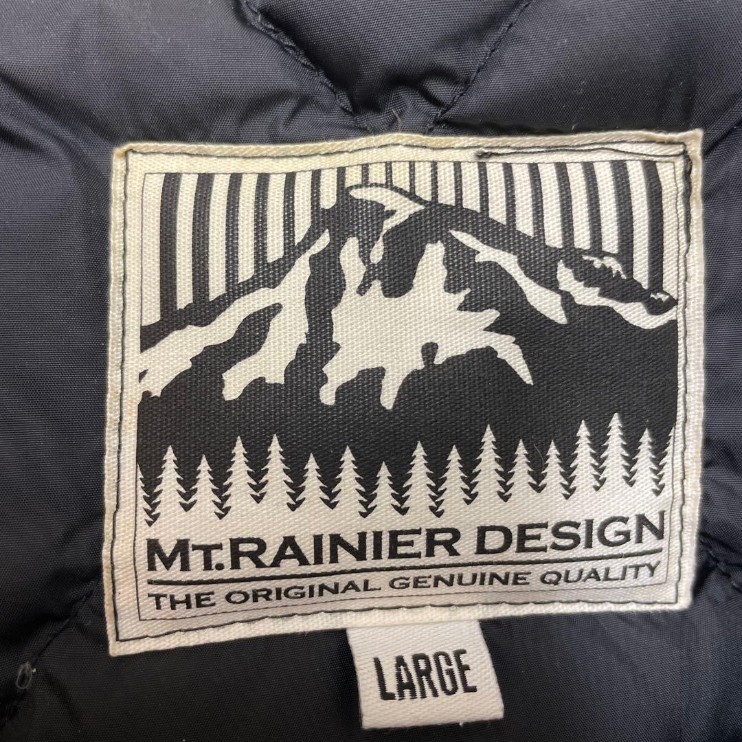 MT.RAINIER DESIGN ダウンベスト　ブラック　(L )MTレイニア