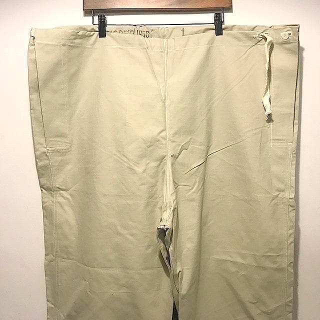 【デッドストック1950'S】新品 未使用品 スウェーデン軍 スノーカモパンツ