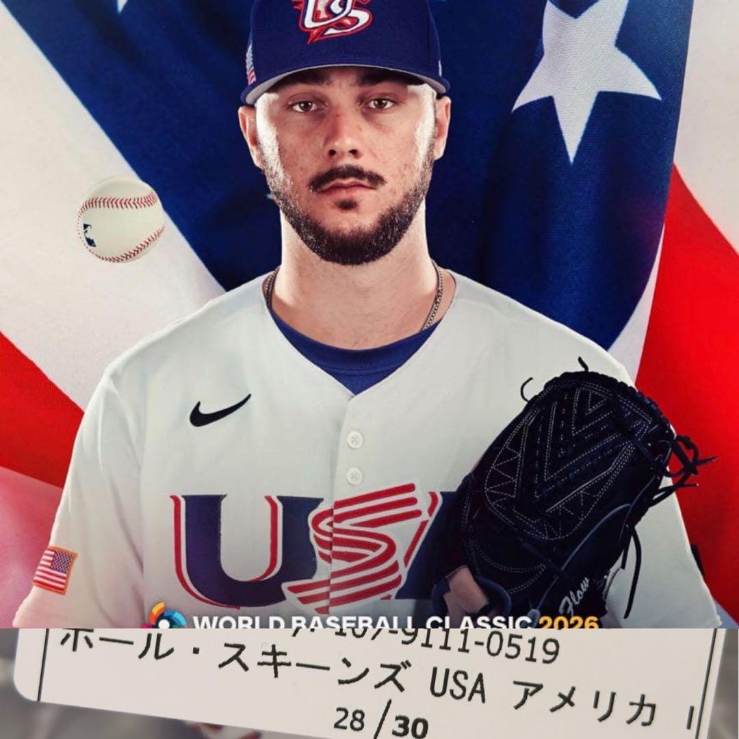 超激レア　WBC アメリカ代表 スキーンズ 記念ボール（No.28/30）即完売