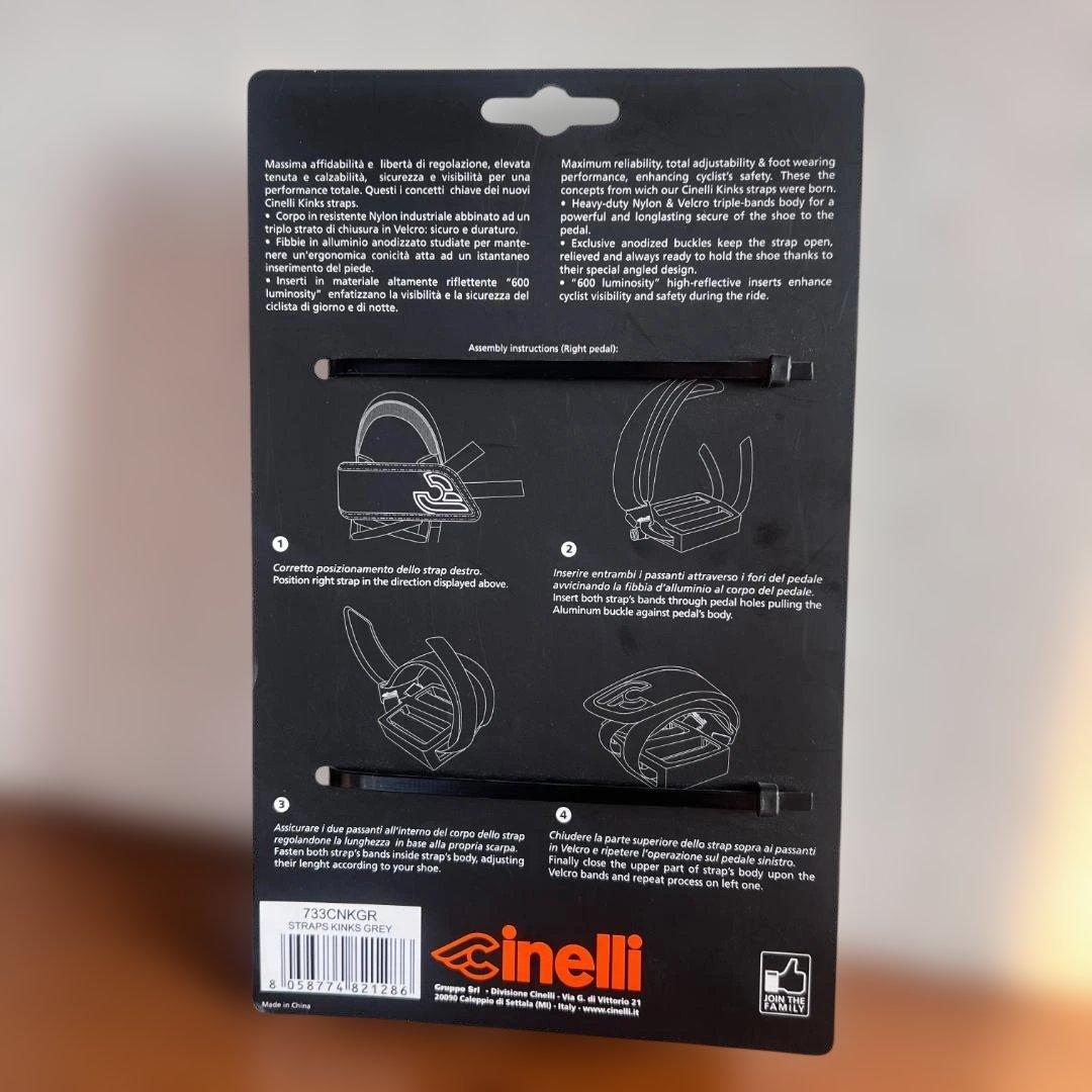 新品・未使用品✨ Cinelli チネリ ペダルストラップ Kinks