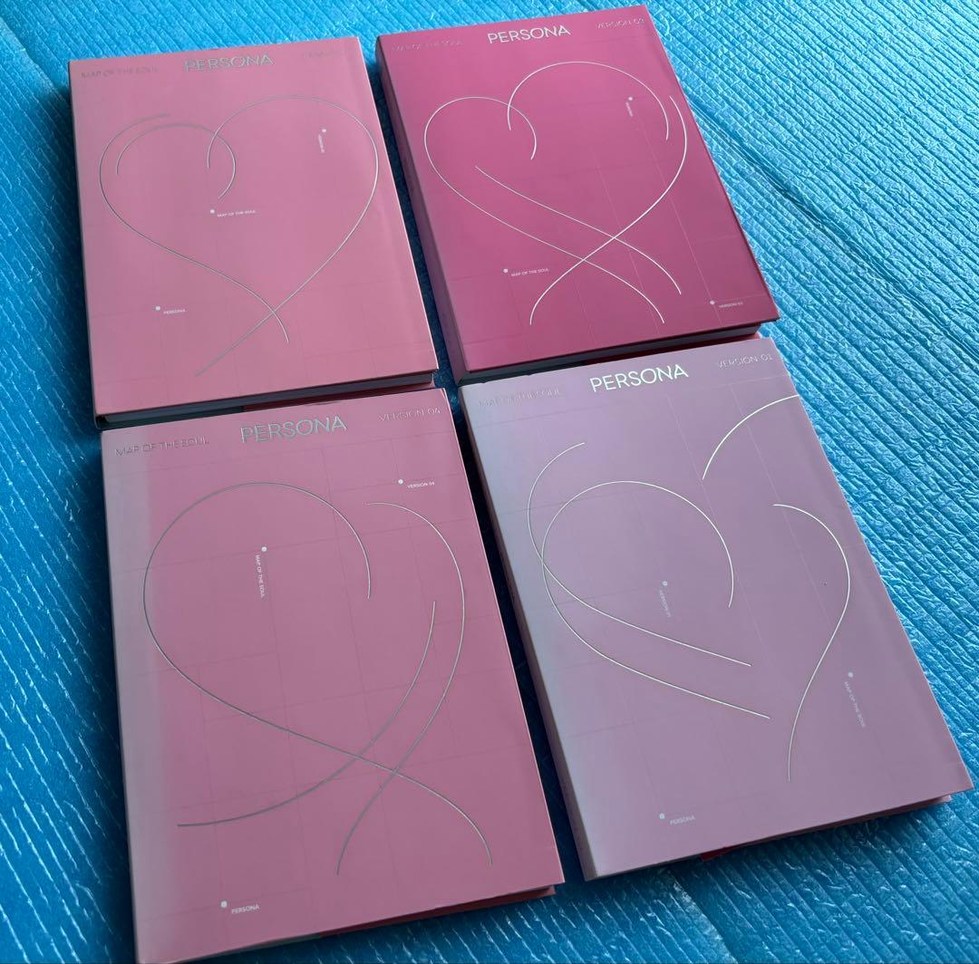 BTS PERSONA 4冊セット ピンク 1枚紛失　17