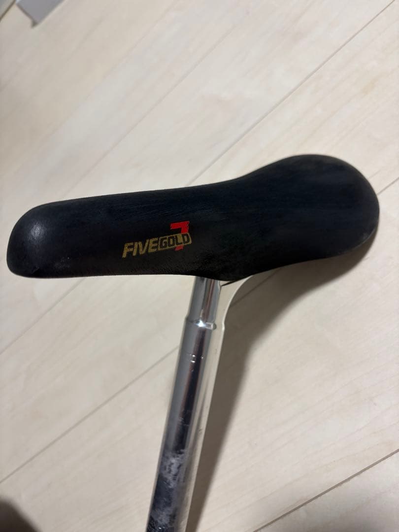 NJS シートポスト27.2 FIVEGOLD7 スエード セット
