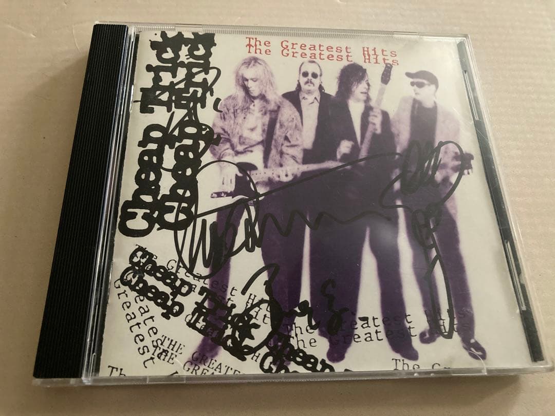 レア　チープトリック直筆　サイン　CD cheap trick