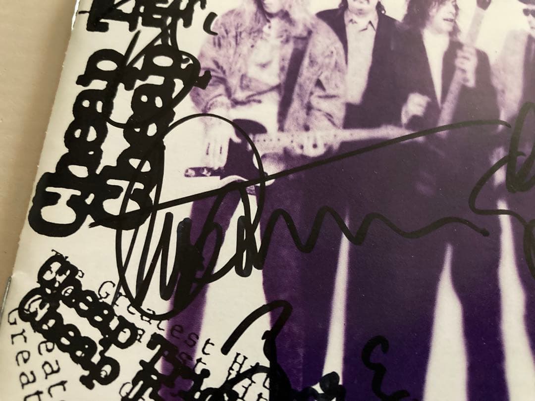 レア　チープトリック直筆　サイン　CD cheap trick