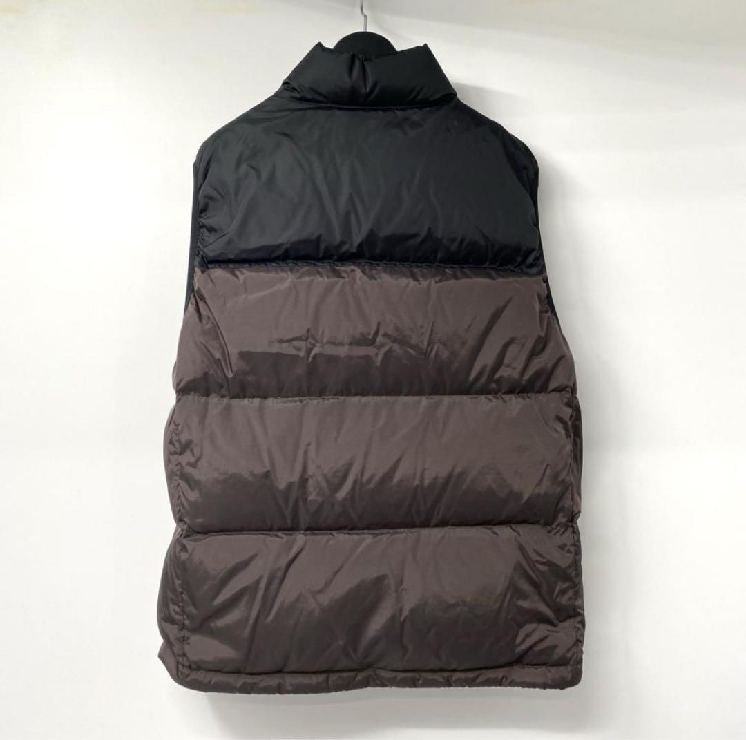 ☆極美品☆FCRB☆Bristol 23AW☆黒×茶☆ダウンベスト ブリストル☆