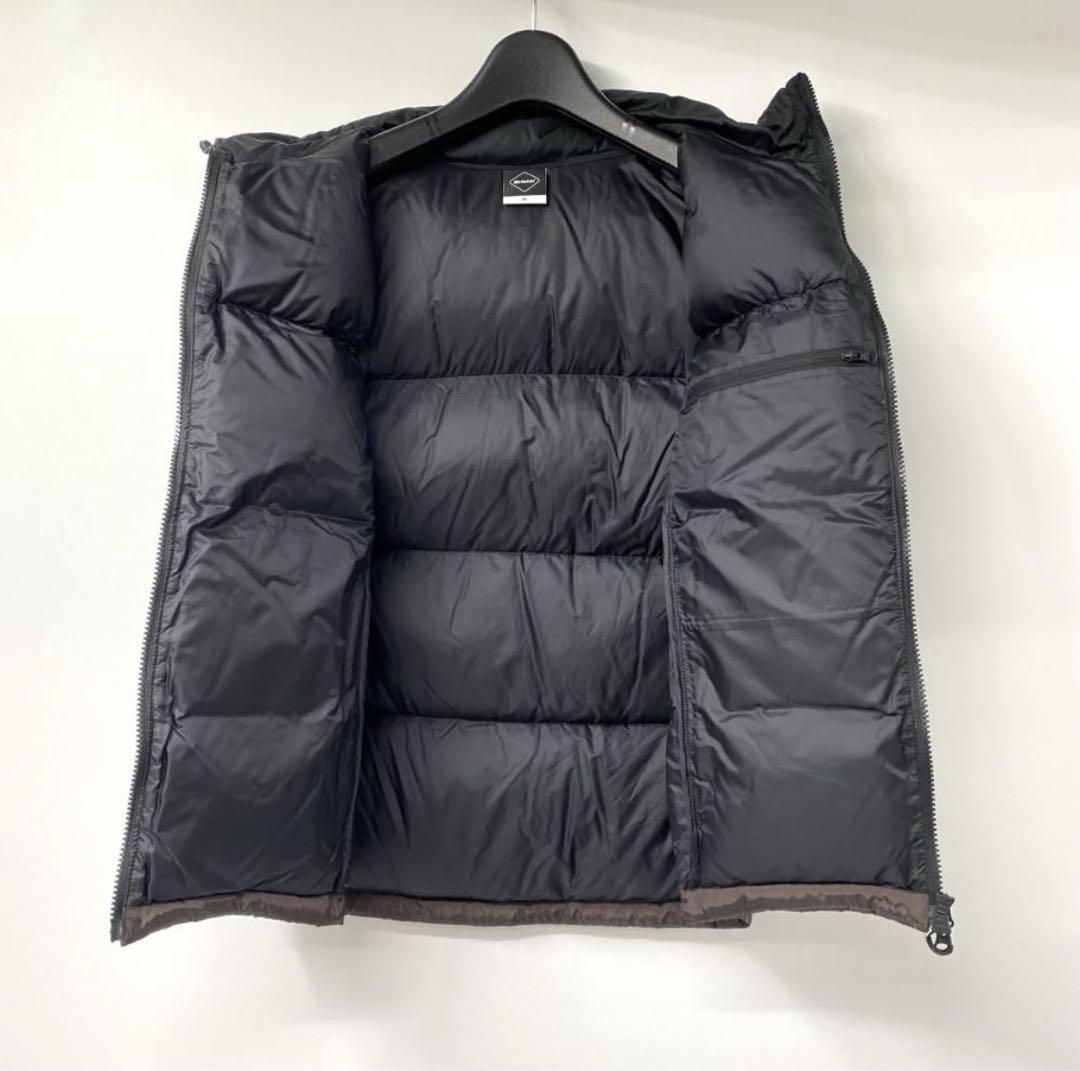 ☆極美品☆FCRB☆Bristol 23AW☆黒×茶☆ダウンベスト ブリストル☆