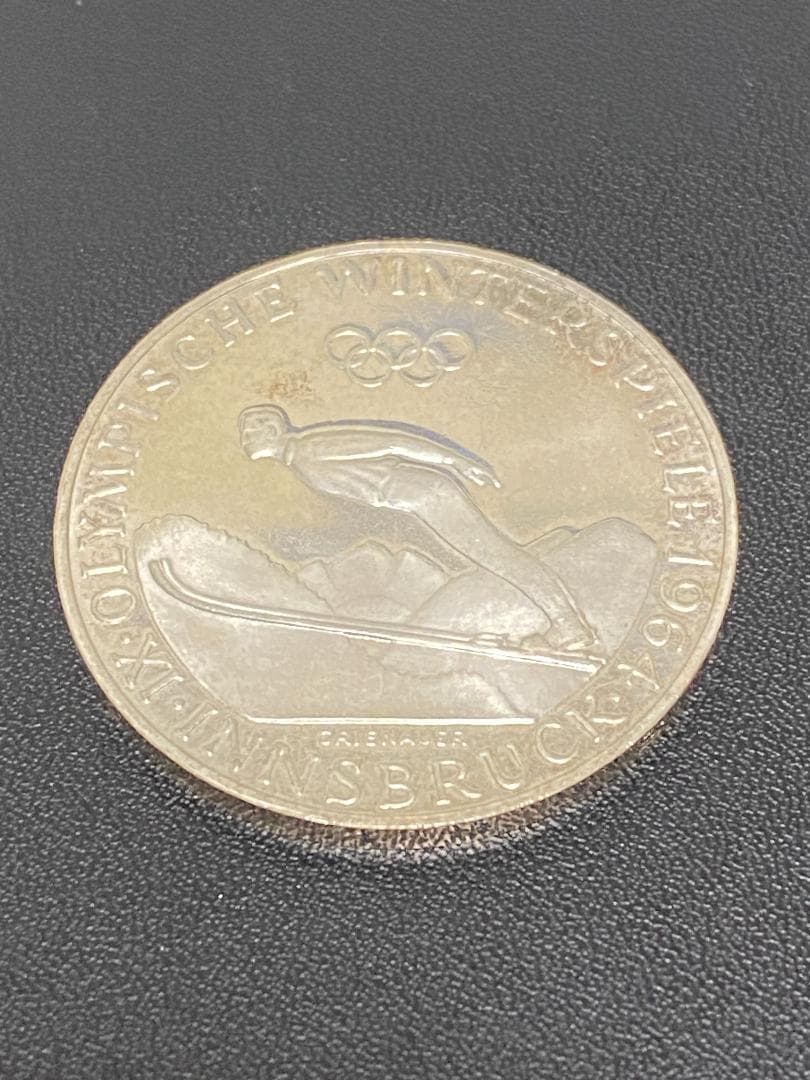 オーストリア 銀貨 インスブルックオリンピック記念1964年
