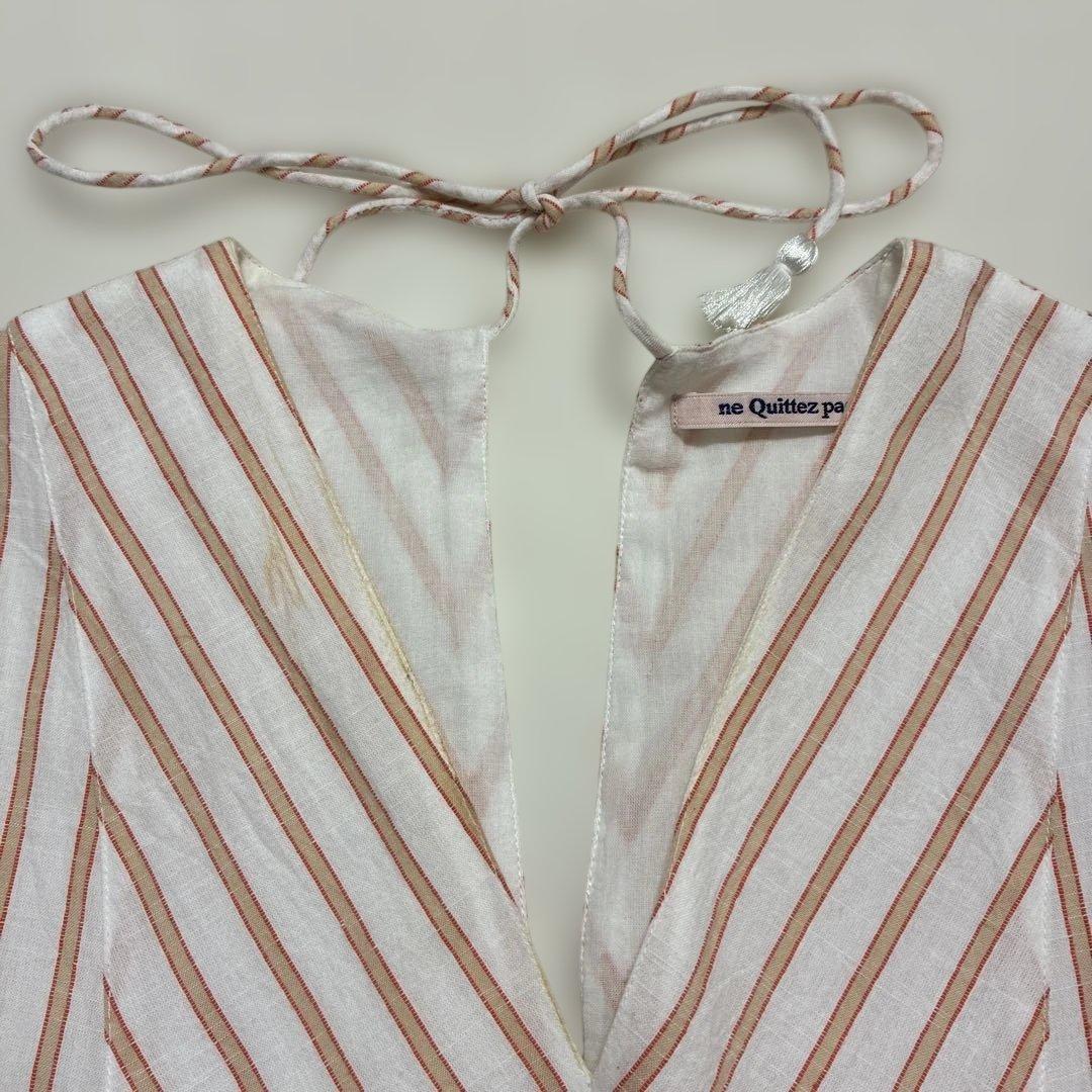 ヌキテパ　ne Quittez pas ロングシャツワンピース