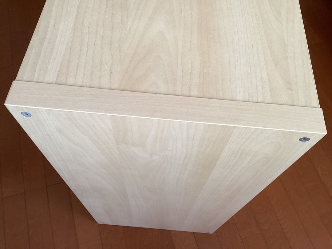 【引取りのみ】IKEA KALLAX カラックス　オーク　4箇所引出し付