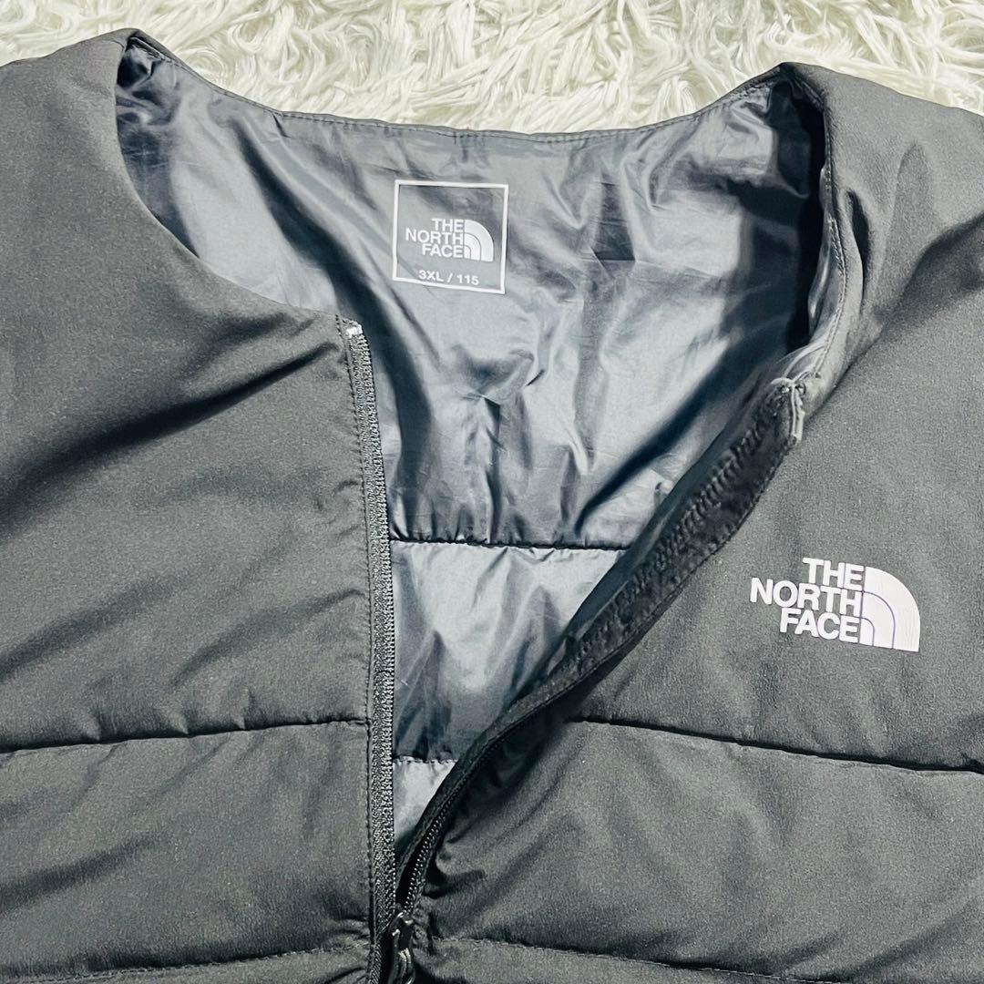 ノースフェイス 美品 中綿ベスト 3XL ブラック K0218