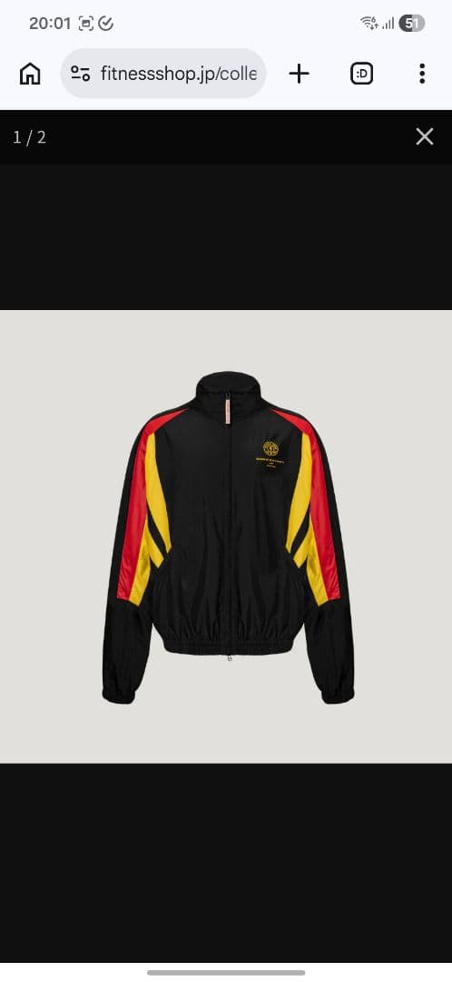 LÝFT × GOLD'S GYM 2Line セットアップ S
