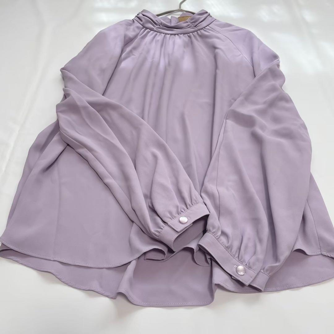 レリアン【美品】Leilian 日本製　ハイネックプルオーバーブラウス　近年