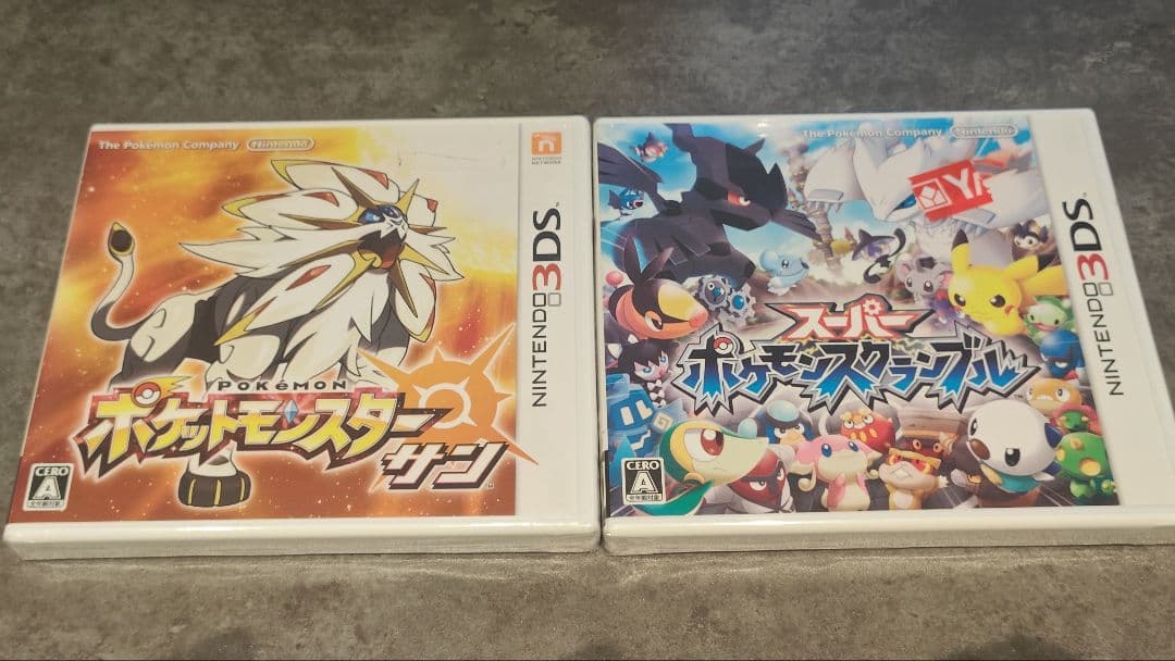 ポケットモンスター サン　スーパーポケモンスクランブル 3DS 未開封ソフト2本