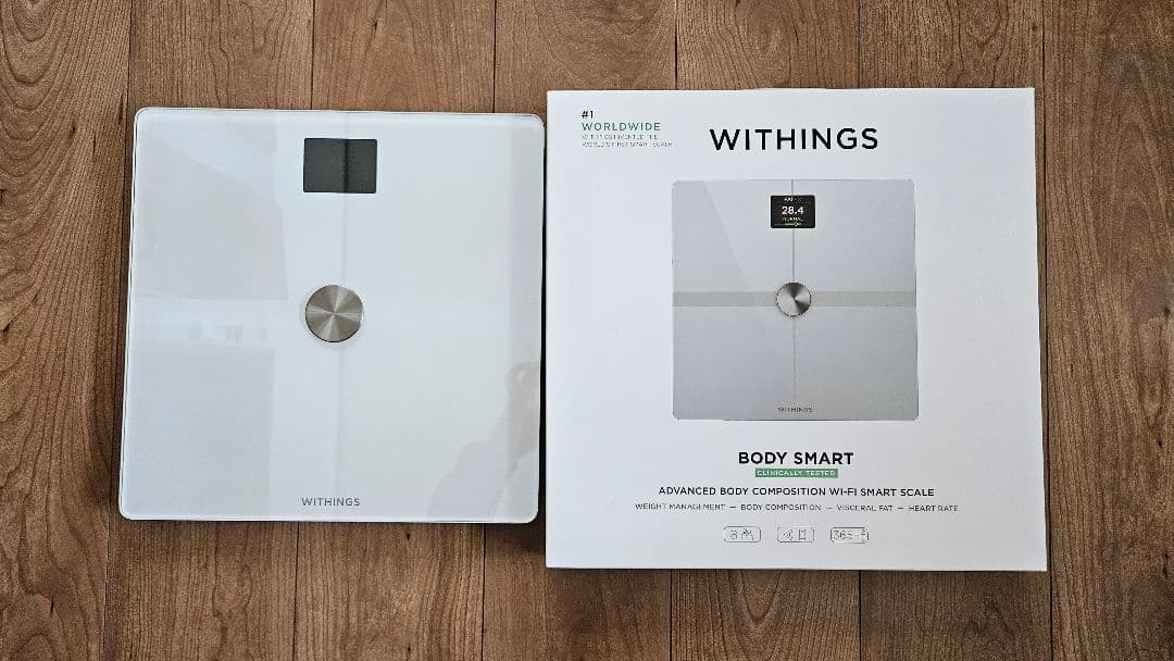 健康管理・計測計 withings body smart WBS13-white