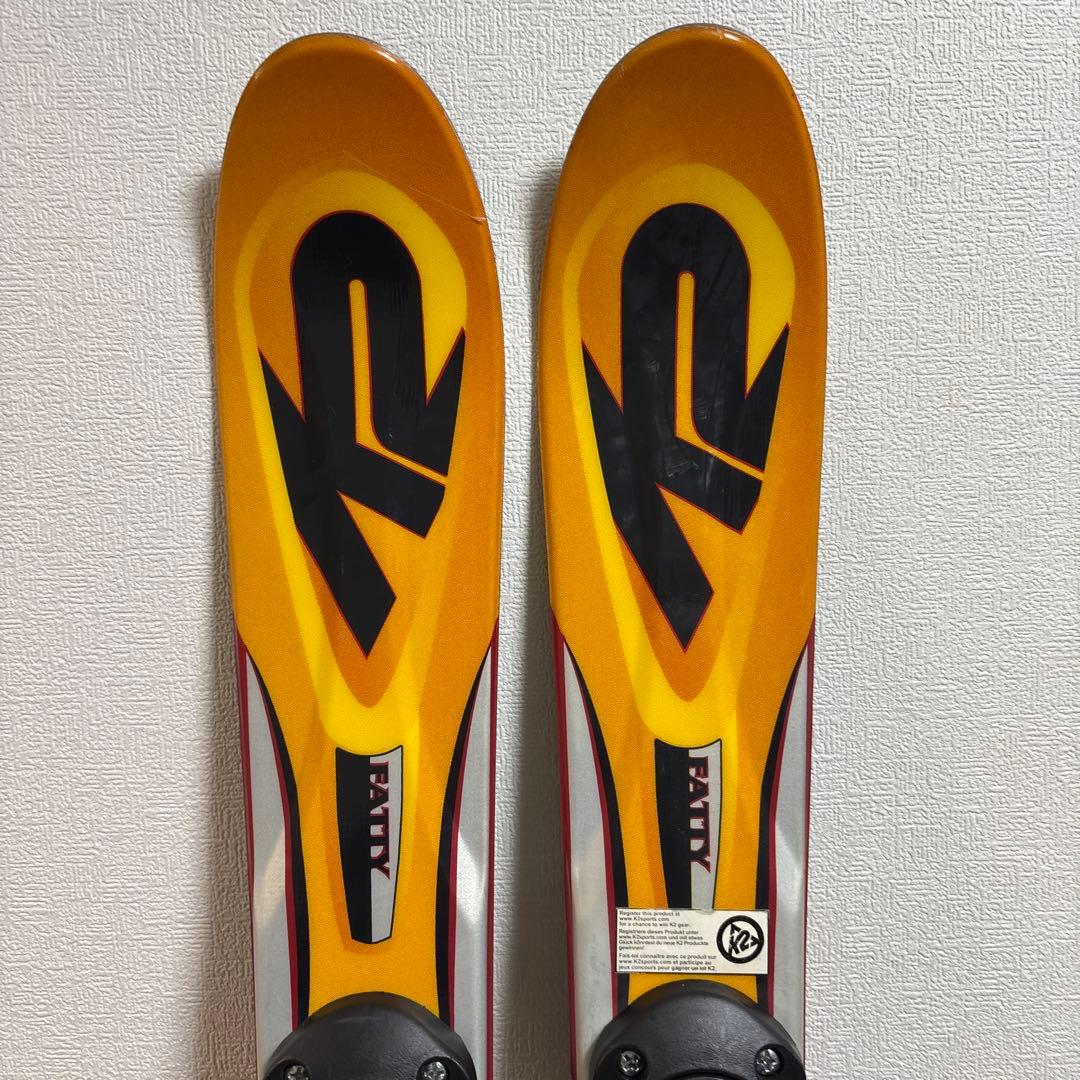 美品　メンズショートスキーファンスキーセット　K2 Gen 26-26.5cm