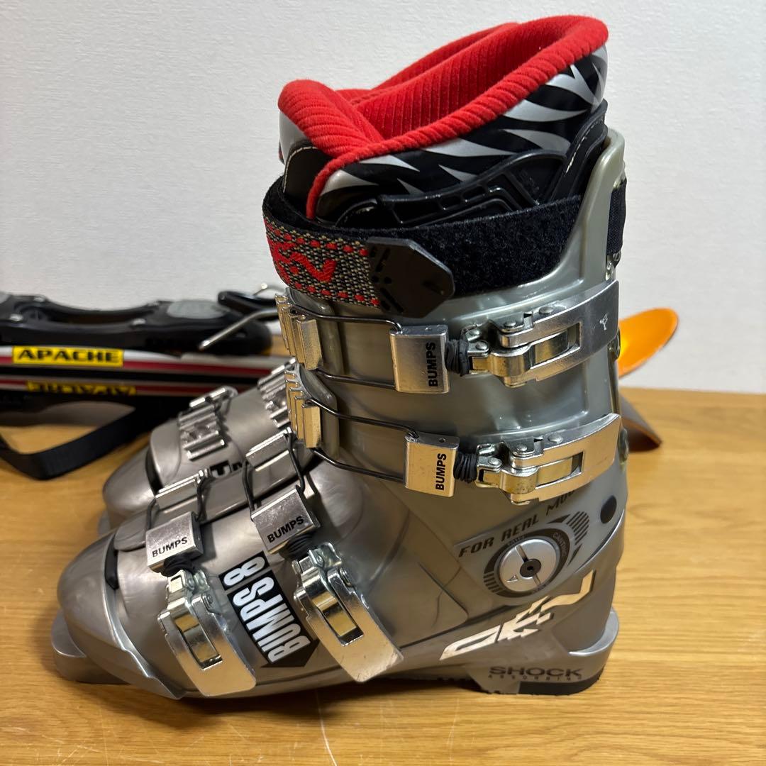 美品　メンズショートスキーファンスキーセット　K2 Gen 26-26.5cm