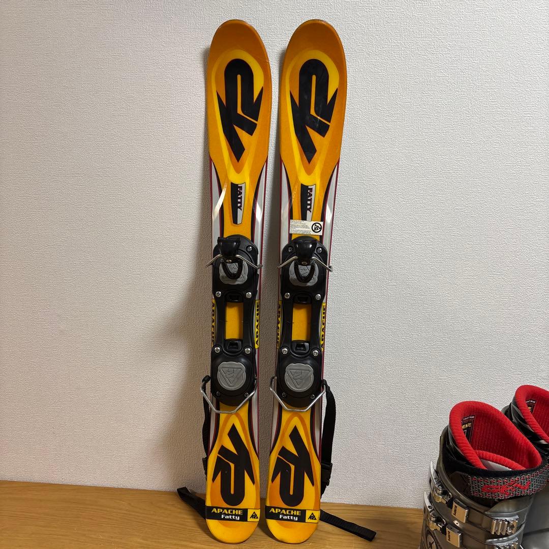 美品　メンズショートスキーファンスキーセット　K2 Gen 26-26.5cm