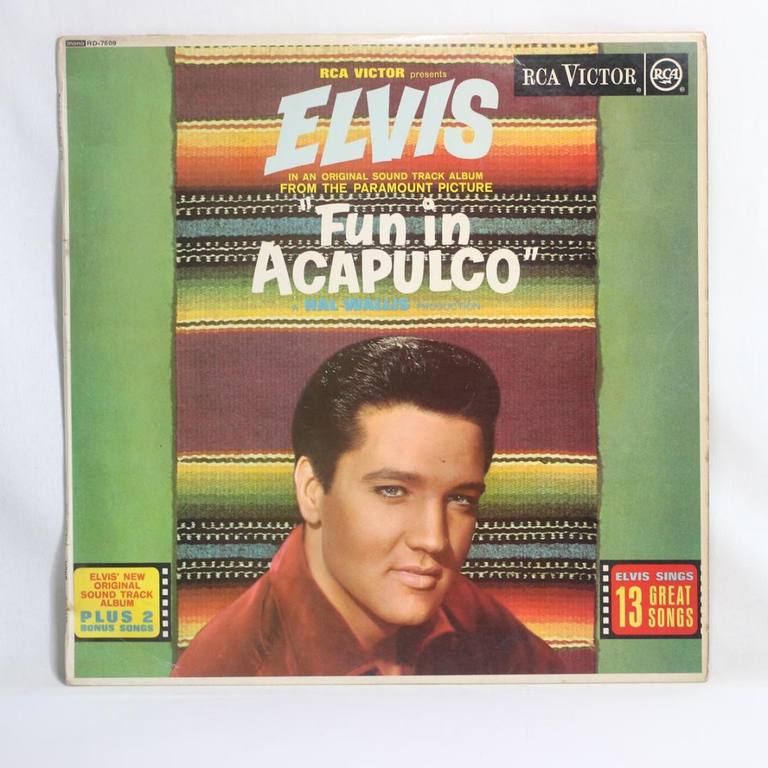 英LP Elvis Presley Fun in Acapulco UKモノ深溝