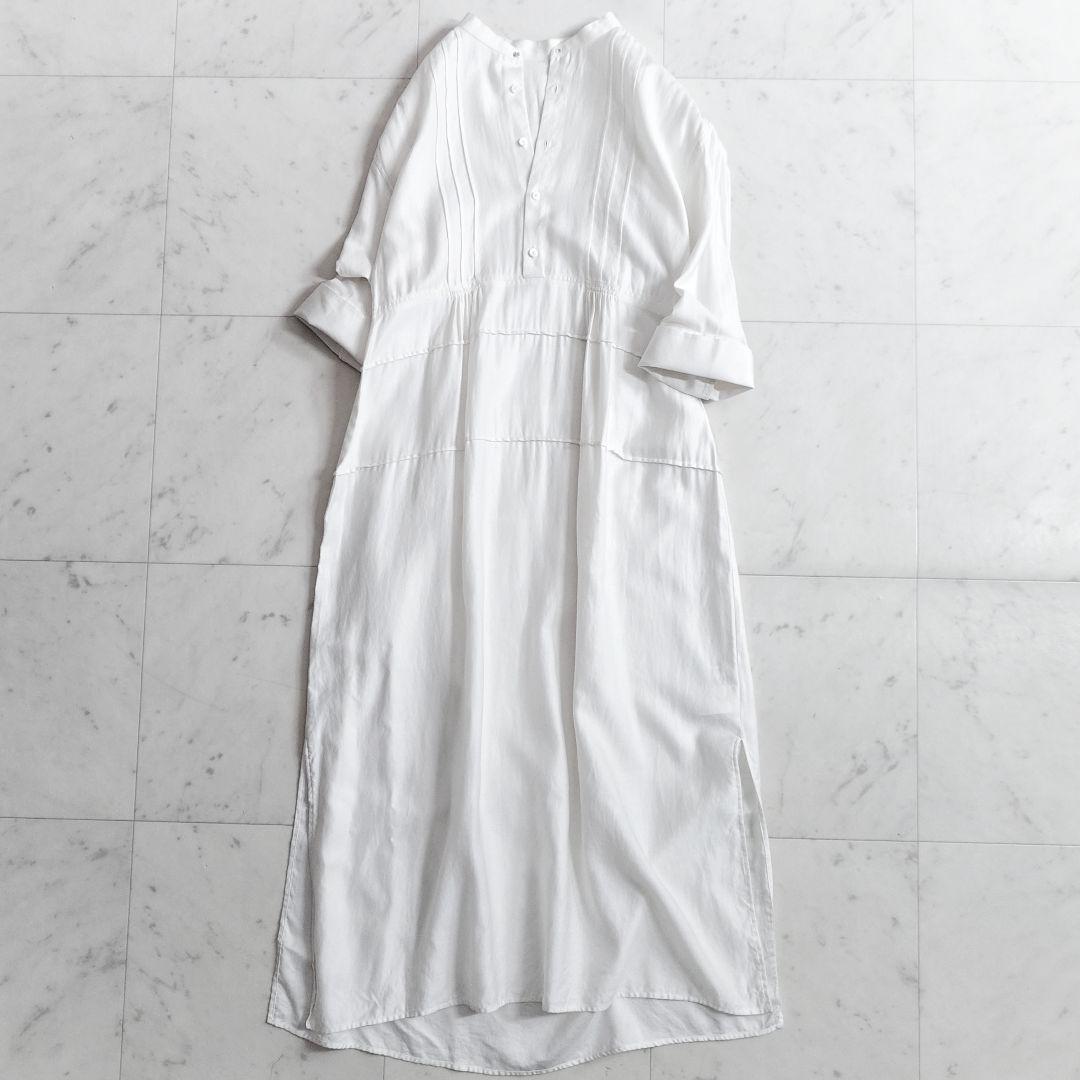 美品✨トゥモローランド MACPHEE コットン ピンタック ロングワンピース