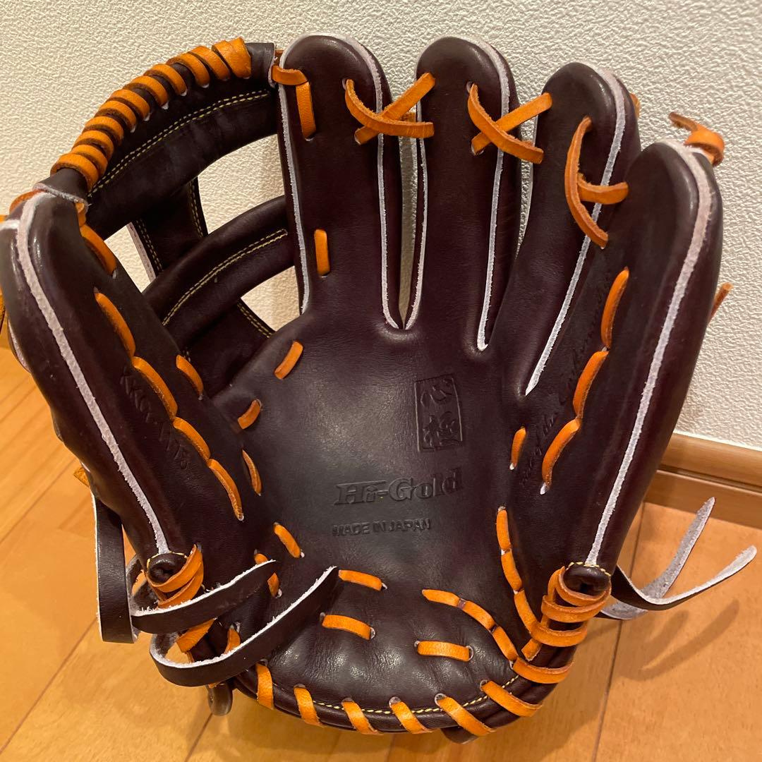 セバスチアーノさん専用　ハイゴールド　野球グローブ 硬式　内野