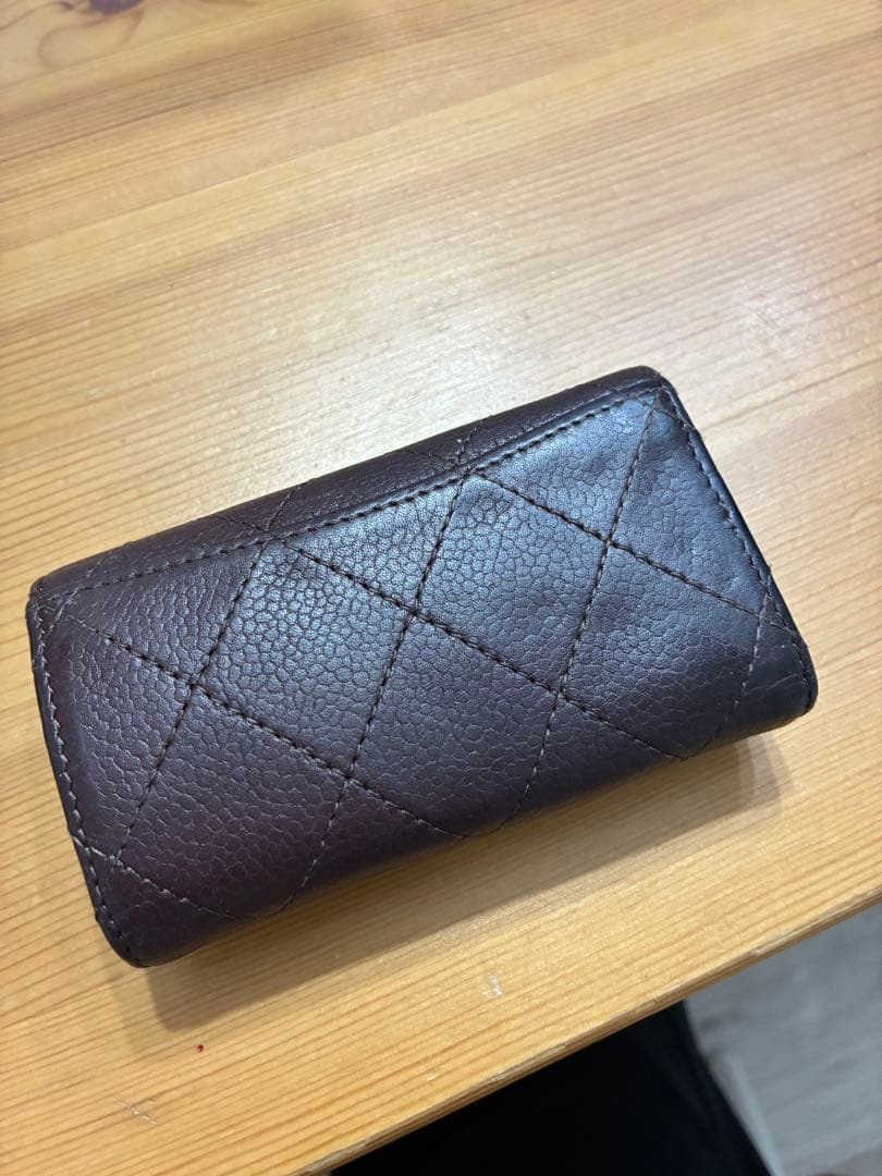 CHANEL ブラウン キーケース